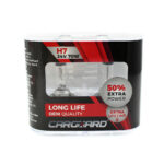 Set 2 becuri Halogen H7 24V 70W Carguard, +50% intensitate, Long Life