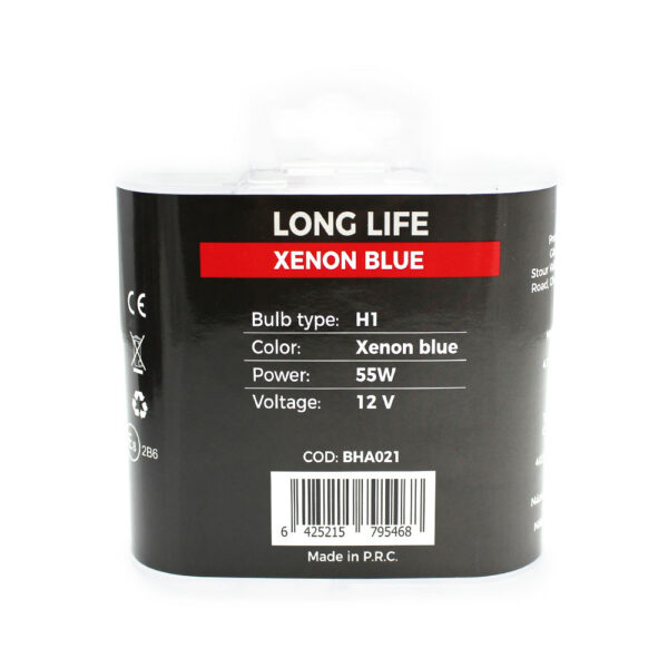 Set 2 becuri Halogen H1 12V 55W Carguard, +100% intensitate, Long Life - imagine 3