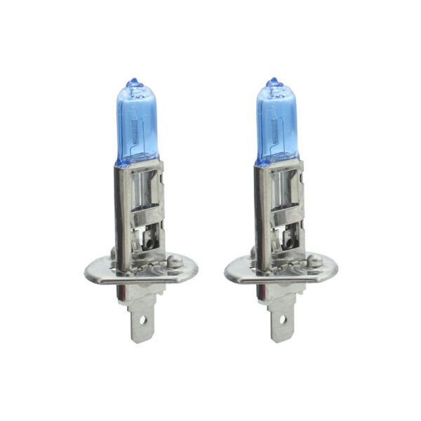 Set 2 becuri Halogen H1 12V 55W Carguard, +100% intensitate, Long Life - imagine 2