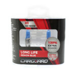 Set 2 becuri Halogen H1 12V 100W Carguard, +130% intensitate, Long Life