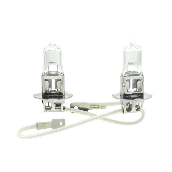 Set 2 becuri Halogen H3 12V 55W Carguard, +50% intensitate, Long Life - imagine 2