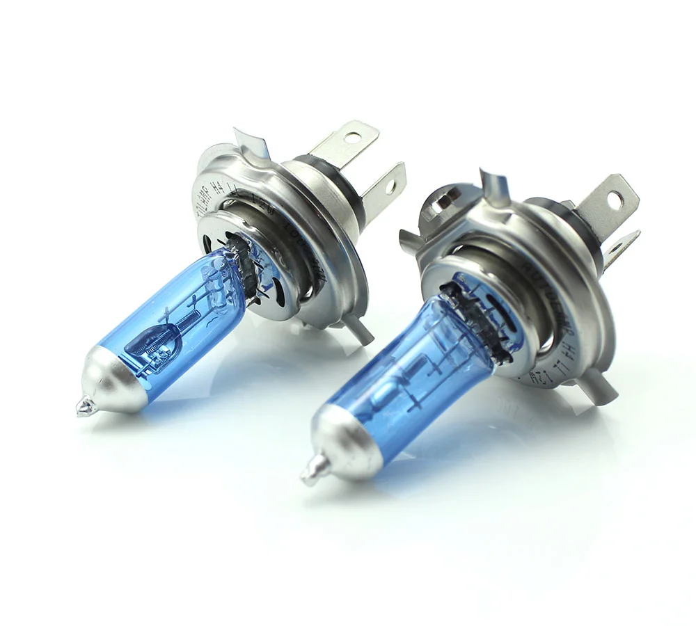 Set 2 becuri Halogen H4 12V 100W Carguard, +130% intensitate, Long Life