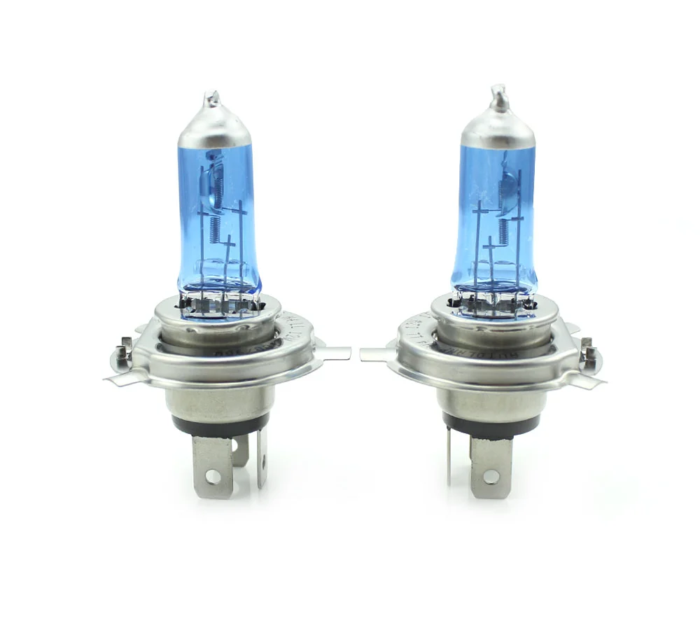 Set 2 becuri Halogen H4 12V 100W Carguard, +130% intensitate, Long Life