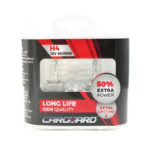 Set 2 becuri Halogen H4 12V 55W Carguard, +50% intensitate, Long Life