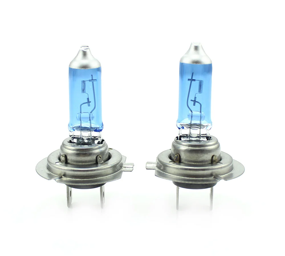 Set 2 becuri Halogen H7 12V 55W Carguard, +100% intensitate, Long Life