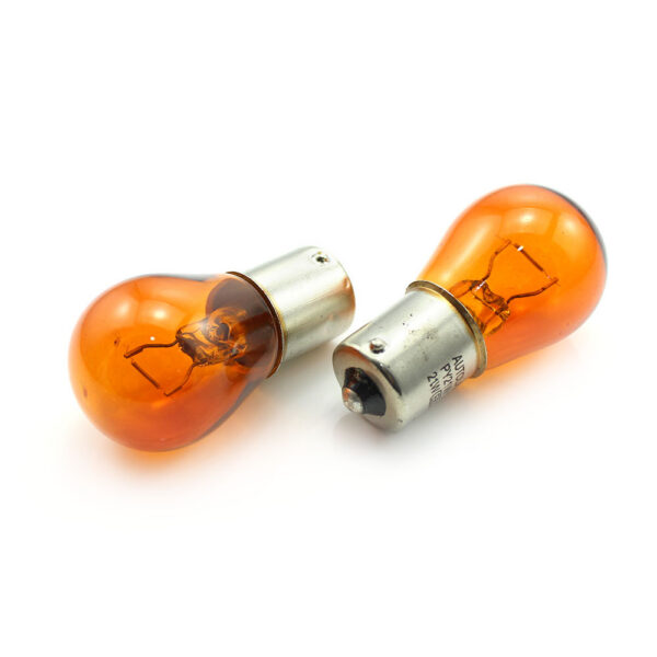 Set 2 becuri PY21W 12V Carguard, portocalii - imagine 2