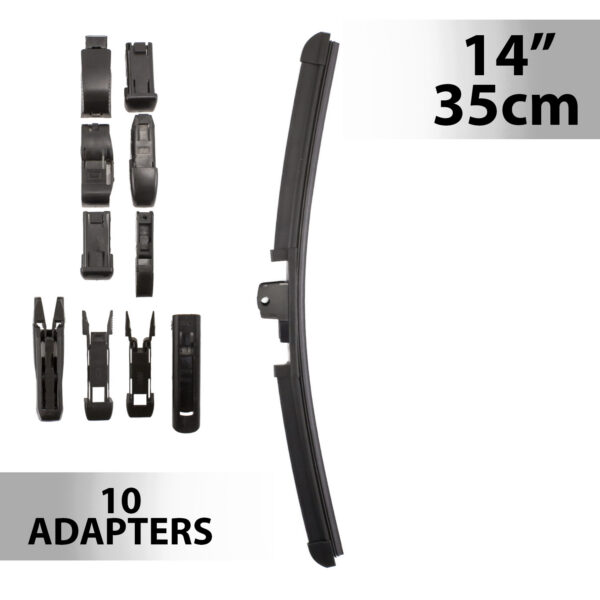 carguard-stergator-profesional-pentru-parbriz-35cm10.jpg Stergator profesional de parbriz Carguard, 14" (35 cm), multiadaptor, profil de cauciuc, functionare silentioasa - imagine 1
