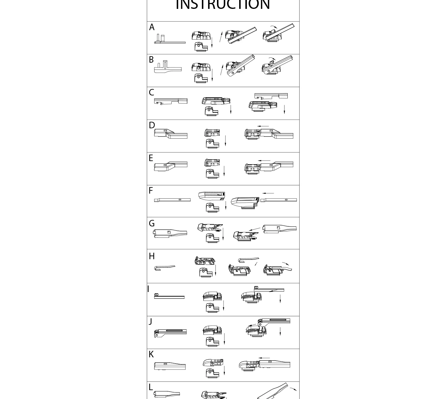 Stergator profesional de parbriz Carguard, 14" (35 cm), multiadaptor, profil de cauciuc, functionare silentioasa