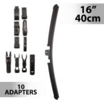Stergator profesional de parbriz Carguard, 16" (40 cm), multiadaptor, rezistenta la intemperii