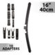 Stergator profesional de parbriz Carguard, 16" (40 cm), multiadaptor, rezistenta la intemperii