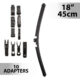 Stergator profesional de parbriz Carguard, 18" (45 cm), multiadaptor, rezistenta la intemperii