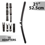 Stergator profesional de parbriz Carguard, 21" (52.5 cm), multiadaptor, rezistenta la intemperii