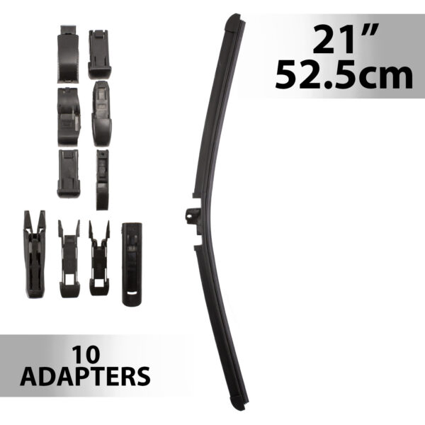 Stergator profesional de parbriz Carguard, 21" (52.5 cm), multiadaptor, rezistenta la intemperii - imagine 1
