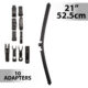 Stergator profesional de parbriz Carguard, 21" (52.5 cm), multiadaptor, rezistenta la intemperii