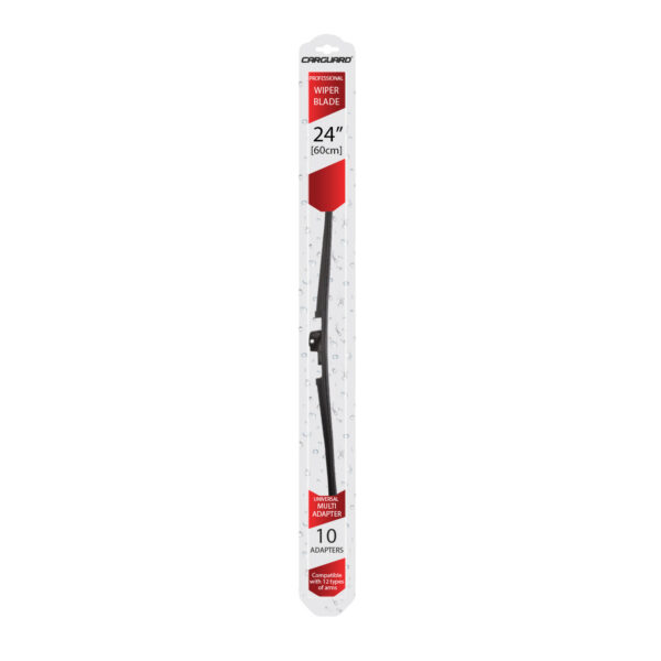 Stergator profesional de parbriz Carguard, 24" (60 cm), multiadaptor, profil de cauciuc, functionare silentioasa - imagine 4