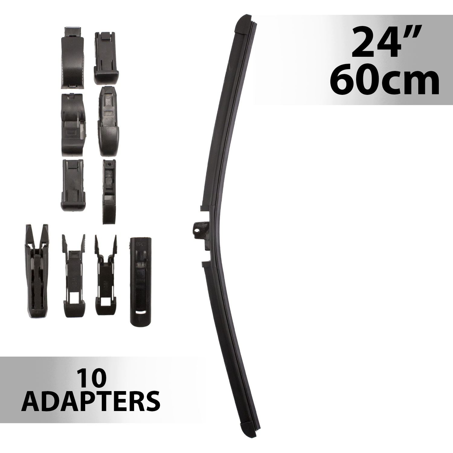 carguard-stergator-profesional-pentru-parbriz-60cm5.jpg Stergator profesional de parbriz Carguard, 24" (60 cm), multiadaptor, profil de cauciuc, functionare silentioasa - imagine 1