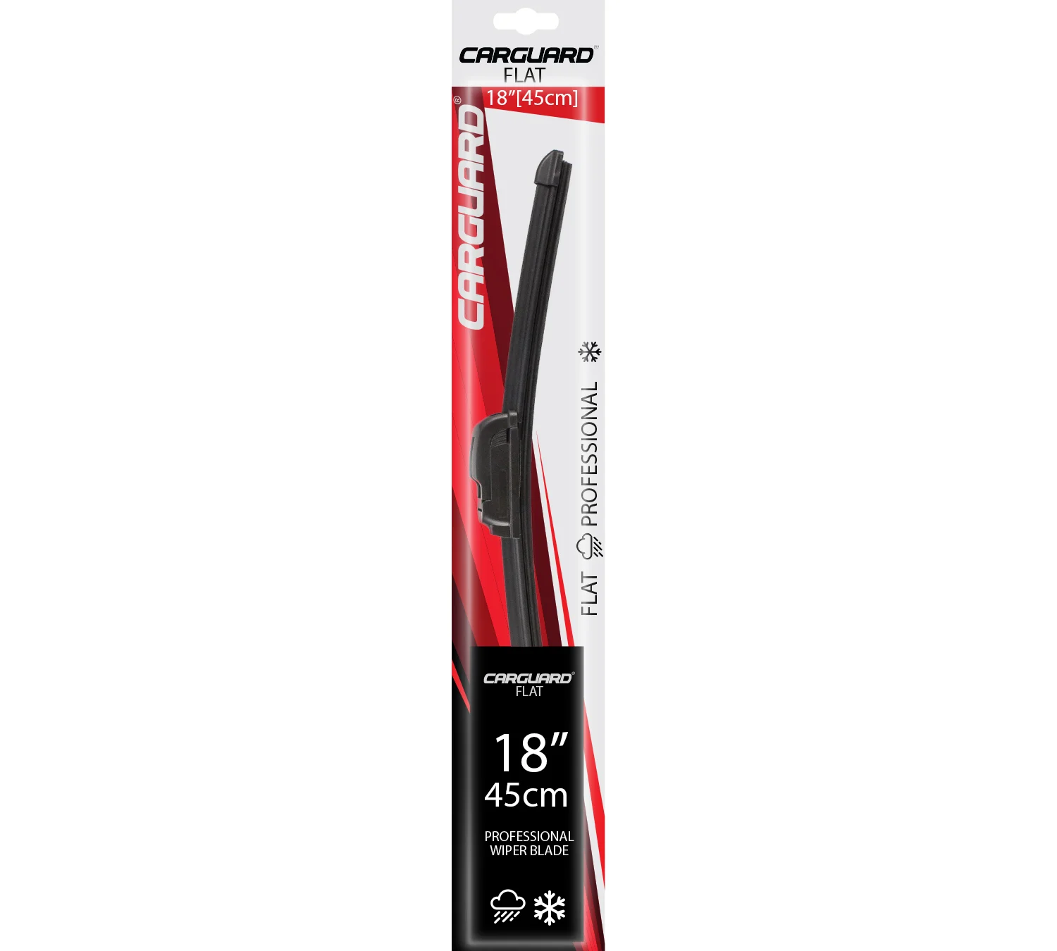 Stergator universal de parbriz Carguard, 18" 45 cm, model FLAT