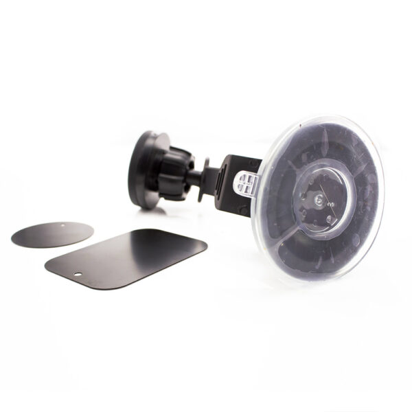 Suport magnetic telefon Carguard, ventuza nano silicon, brat 16 cm, rotativ 360° - imagine 5