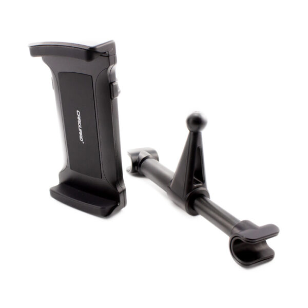 Suport universal pentru tableta Carguard, fixare pe tetiera, reglabil 360°, 14.5-25.5 cm - imagine 3