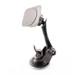 Suport magnetic telefon Carguard, ventuza nano silicon, brat 16 cm, rotativ 360°