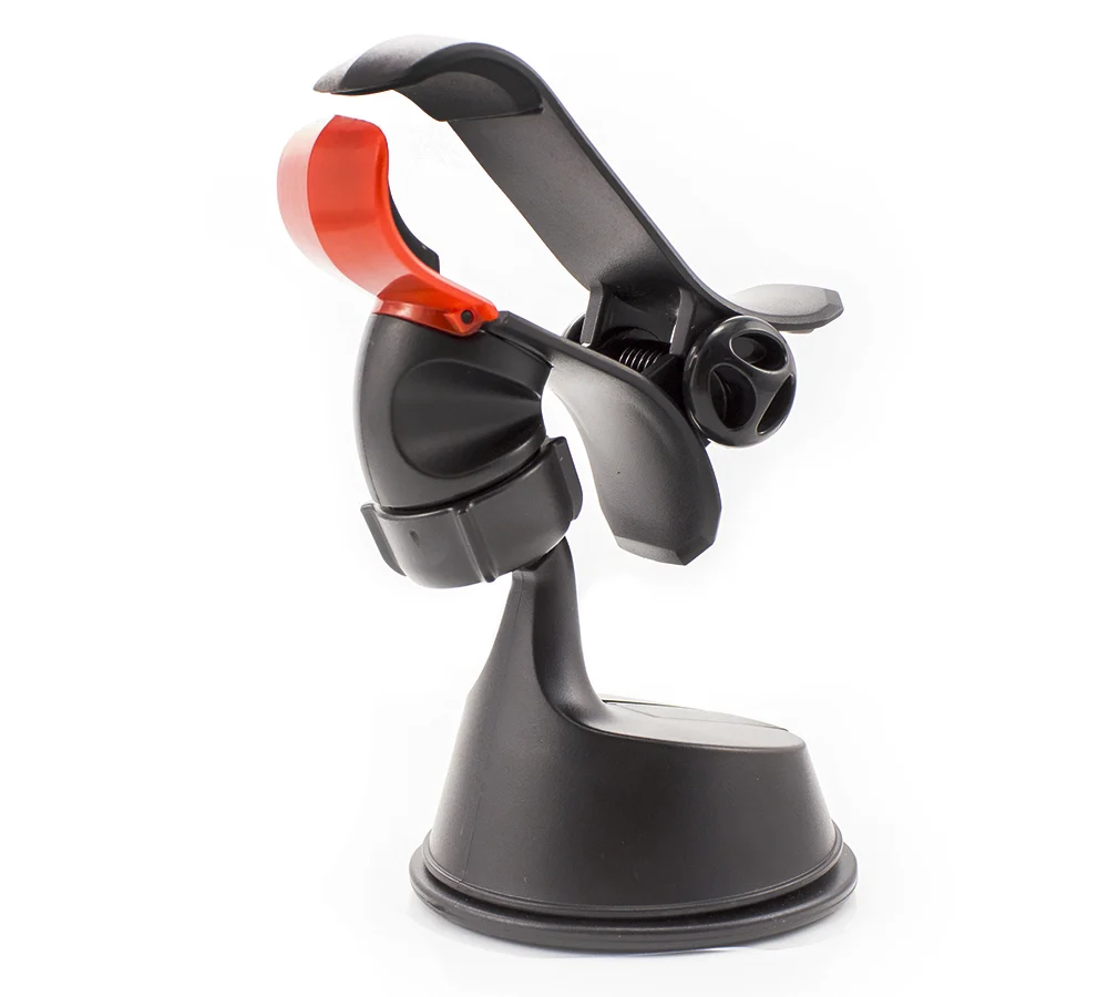 Suport telefon auto Carguard, universal, clips mare, 105 mm, ventuza silicon