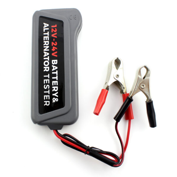 Tester pentru baterie si alternator Carguard, 12V/24V, LED-uri indicatori - imagine 3