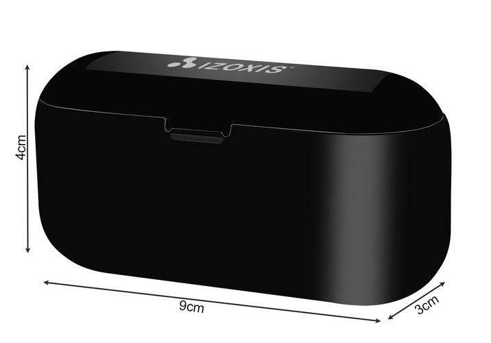 Casti audio In-Ear Bluetooth, USB, Microfon, Autonomie mare, impedanta 320HM, powerbank: 2000 mAh negru