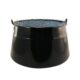 Ceaun emailat cu maner, fund plat, 16 L, Perfect Home - imagine 2