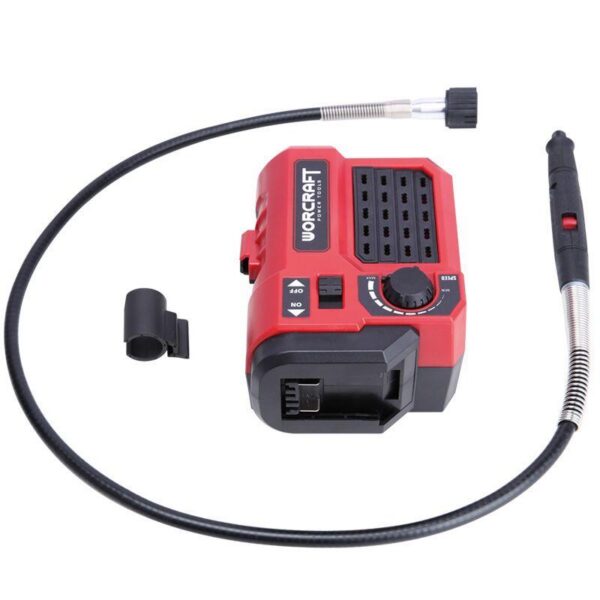 Mini polizor cu accesorii, 20V Li-ion (acumulator neinclus), Worcraft - imagine 3
