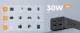 Prelungitor Tessan , ZTS-FS01DE, 2X USB-C, 2x USB, 2 prize, incarcare rapida USB-C, 30W, 2m, negru - imagine 8