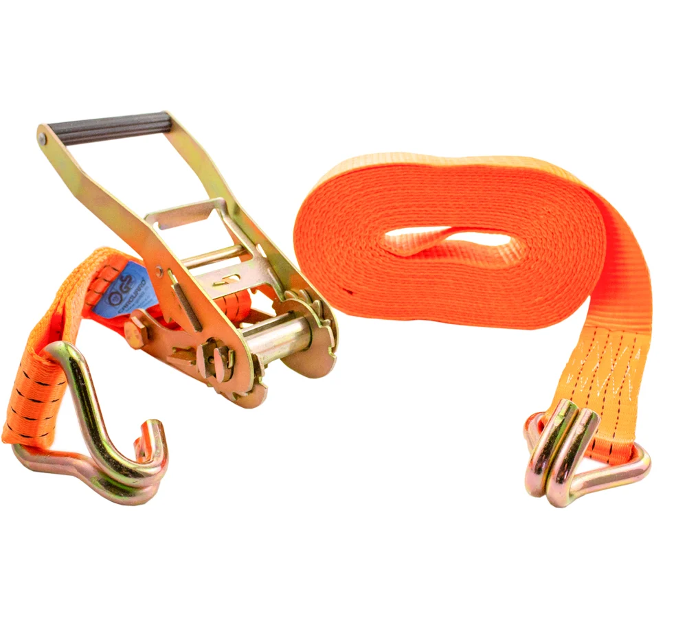 Chinga de fixare cu clichet Carguard, 8 m x 50 mm, 2 t