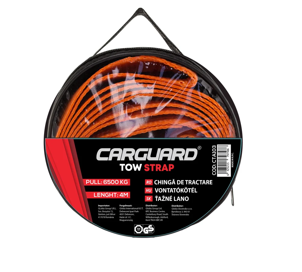 Chinga de tractare Carguard, 4 m, 6500 kg