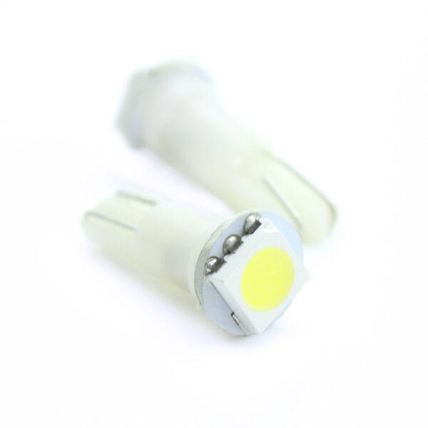 Set 2 LED-uri de bord T5, 12V, 0.25W, SMD - imagine 2