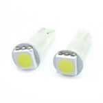 Set 2 LED-uri de bord T5, 12V, 0.25W, SMD