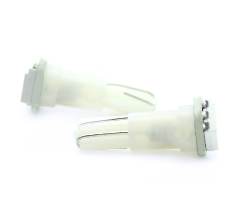 Set 2 LED-uri de bord T5, 12V, 0.25W, SMD