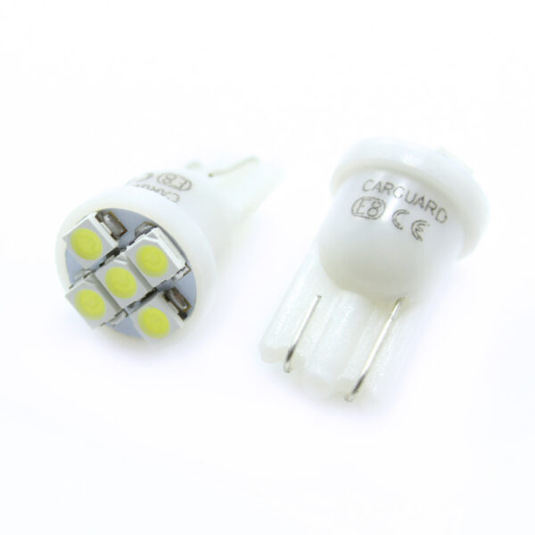 LED pentru interior/portbagaj Carguard CLD005, 35 lumeni, T10, 12V, set 2 buc - imagine 3