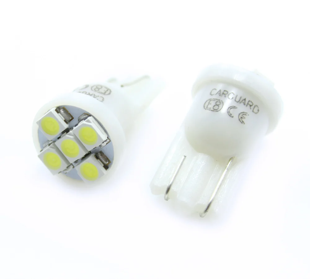 LED pentru interior/portbagaj Carguard CLD005, 35 lumeni, T10, 12V, set 2 buc