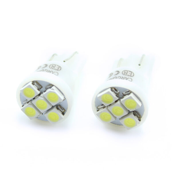 LED pentru interior/portbagaj Carguard CLD005, 35 lumeni, T10, 12V, set 2 buc - imagine 1