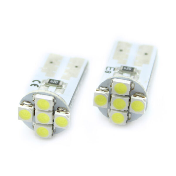 LED pentru interior/portbagaj Carguard CLD010, 35 lumeni, T10, 12V, set 2 buc - imagine 1
