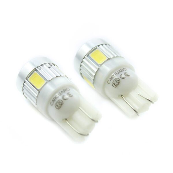 LED pentru iluminat interior/portbagaj Carguard CLD013, 180 lumeni, T10, 12V, set 2 buc - imagine 2