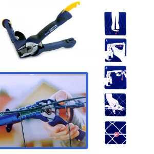 Cleste de legat gardul, cu capse, sarma si magazie, VR22, Rapid 4 Cleste de legat gardul, cu capse, sarma si magazie, VR22, Rapid