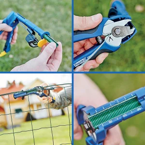 Cleste de legat gardul, cu capse, sarma si magazie, VR22, Rapid 3 Cleste de legat gardul, cu capse, sarma si magazie, VR22, Rapid