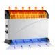 Convector Electric Home Comfort, Putere Maxima 2000W, Incalzire Reglabila, Termostat, Suprafata 30 mp, Alb - imagine 2