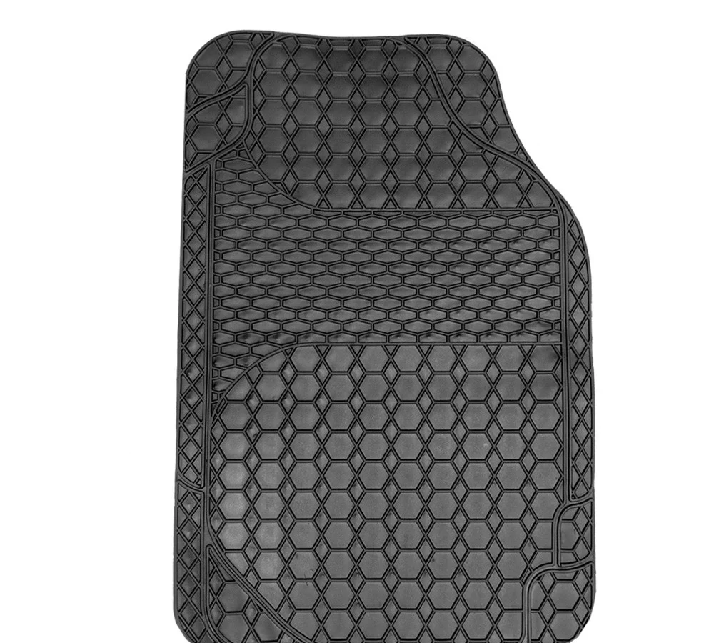 Covorase auto universale ajustabile, negre, Carguard, PVC, 68 x 44 cm / 44 x 34 cm