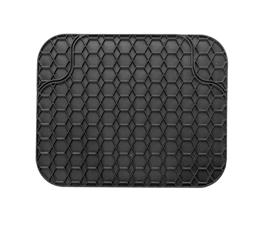 Covorase auto universale ajustabile, negre, Carguard, PVC, 68 x 44 cm / 44 x 34 cm