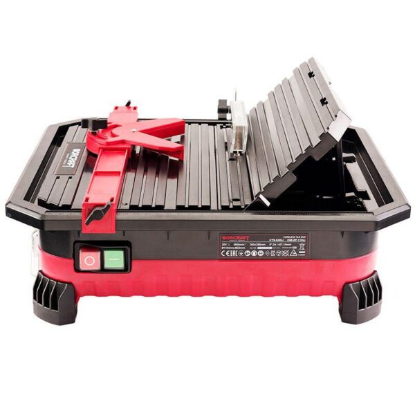 Masina de taiat gresie si faianta, electrica, cu apa, 20V Li-ion (acumulator neinclus), 365x390 mm, Worcraft - imagine 4
