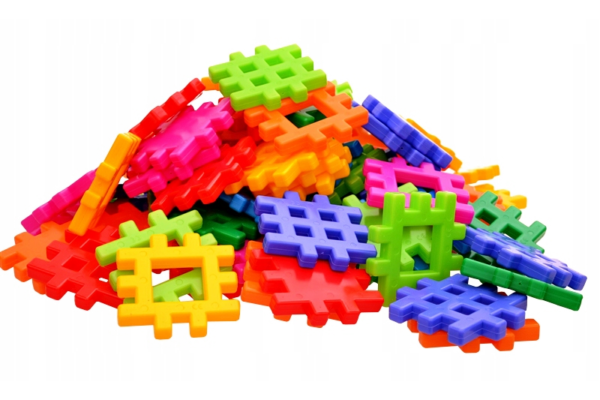 Cuburi Colorate de Constructie Adusie, tridimensionale, 90 de Piese - imagine 4
