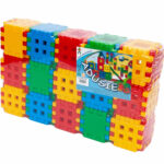 Cuburi Colorate de Constructie Adusie, tridimensionale, 90 de Piese