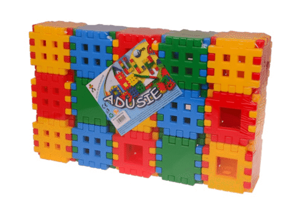Cuburi Colorate de Constructie Adusie, tridimensionale, 90 de Piese - imagine 5