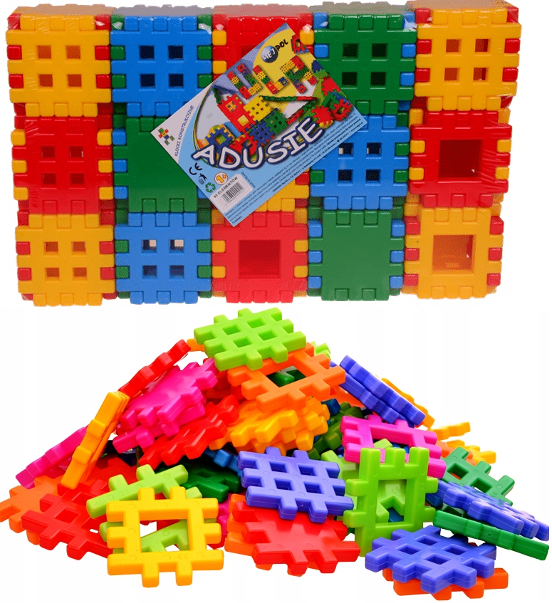 Cuburi Colorate de Constructie Adusie, tridimensionale, 90 de Piese